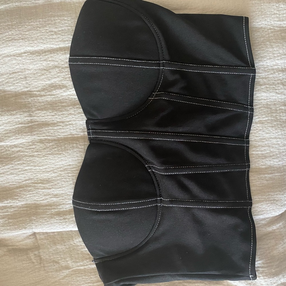 Nastygal: Black bustier corset top